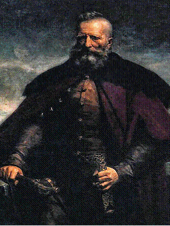 Великий гетман литовский Ян Кароль Ходкевич. Портрет работы Леона аплинского.1863